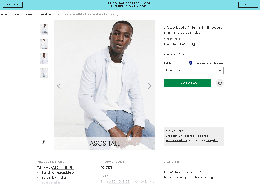 Asos Website