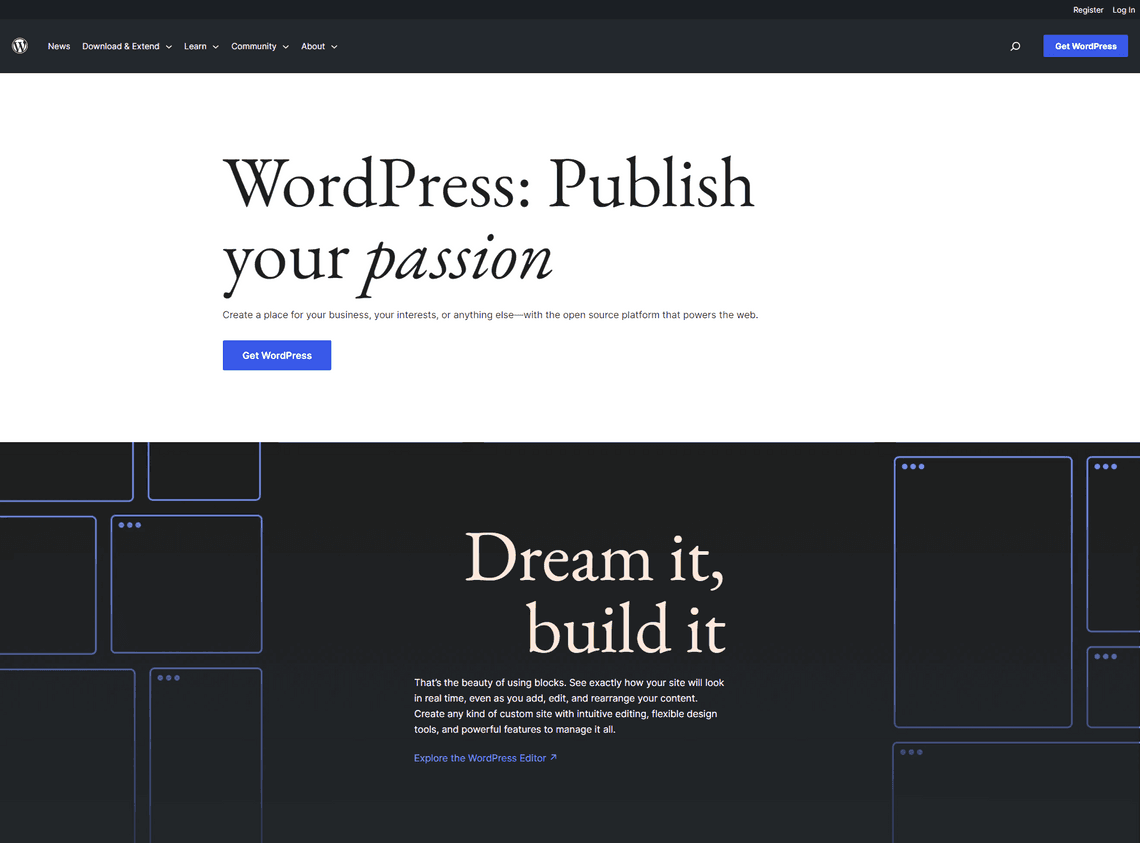 WordPress.org Website